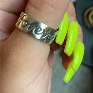 James Avery “friends forever” sterling silver ring